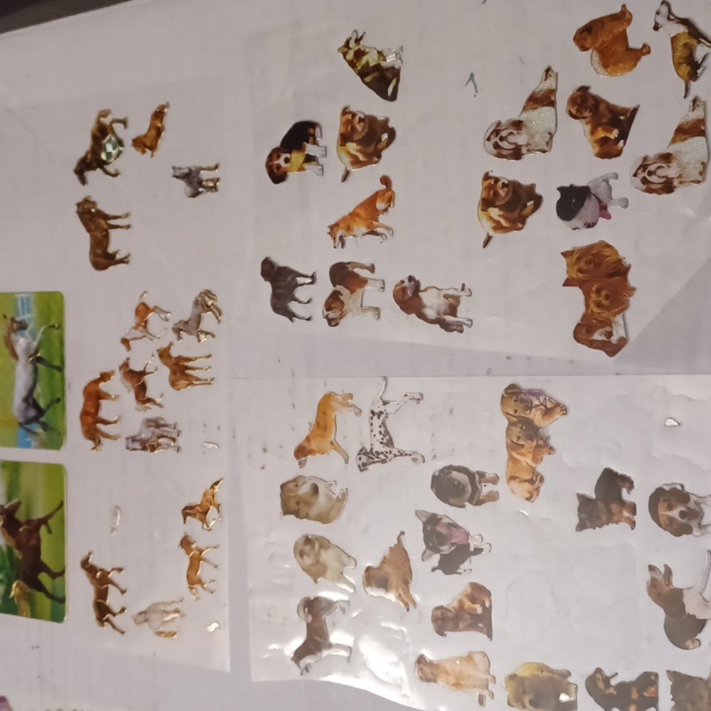 $4 Add-on Colorful Metallic Animal Stickers - Picture 3 of 7
